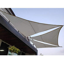 æ— Tenda parasole a triangolo da 4 x 4 x 5 m, tenda da sole resistente, impermeabile per esterni, giardino, cortile, cortile