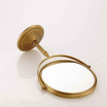 WWEIWU Pulito e Luminoso Punzonatura GRATUITAMENTE Antiqua Trucco da Parete per Il Trucco a Parete Specchio Pieghevole Specchio Vanity Bagno Specchio Pieghevole telescopico