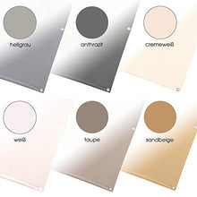 CelinaSun separé 0,75x4m Grigio Chiaro PES Poliestere impregnato Anti-Vento per Giardino Balcone con Occhielli Fascette