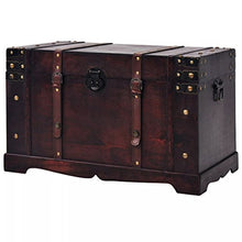 xingshuoonline baule Vintage di legno 66 x 38 x 40 cm