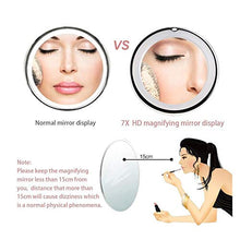 WBFN 1 pz 7 Pollice 7X Makeup di ingrandimento Mirrors Regolabile Specchi per Il Bagno Specchi da Bagno Specchi da Bagno con Ventosa