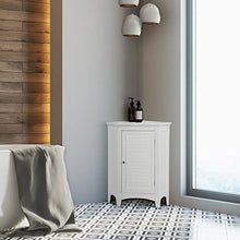 Teamson Home Mobile In Piedi Da Bagno In Legno Bianco D'Angolo ELG-586