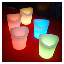 RANGE Home Bar Accessori e Arredamento Fashion Light Ice Bucket Glowing LED Sedia LED Mobili Mobili Plastica Colorful LED Bar Arredo per congelatore