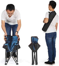 LLSS Sedie Portatili Heavy Duty 130 kg di capacità, Sedia da Esterno Portatile Poltrona reclinabile per mobili da Esterno Pieghevole