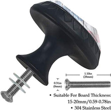 Moto d'epoca Chopper americano Pomelli per Porta Set di 4 Pomelli per Mobili Manopole per Cassetti Cucina Armadio Vetro