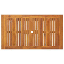 Tidyard Set da Pranzo da Giardino 5 pz in Legno Massello di Acacia