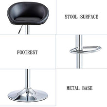 bdb Set di 2 Sgabelli da Bar Regolabili, Sedie Girevoli con Schienale, Altezza del Bancone della Cucina da Pub, Base Stabile Rotonda mobilia (Colore : Blue-Backrest B)