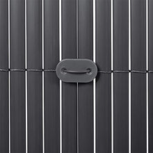 SONGMICS GPF099G Canniccio Frangivista in Plastica, Paravista per Recinzione di Giardino, Terrazza e Balcone, Persiane Paravento per Esterno, Grigio, 90 x 900 cm