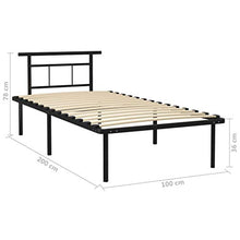 FAMIROSA Giroletto Giroletto Nero in Metallo 100x200 cm-4823