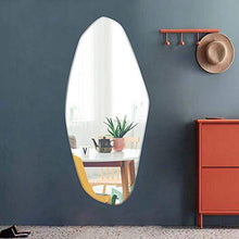 Bathroom mirror Specchio da Bagno a Forma di Specchio antideflagrante a Specchio Speciale Specchio da toeletta in Argento HD Specchio Semplice a Tutta Lunghezza Senza Rame
