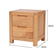 Comodino Cassettiera 2-cassetto del comodino di legno Governo di immagazzinaggio Multi-Function bagagli Mobili Comodino for Camera da letto Soggiorno Camera da letto Comodino Grande capacità di archiv