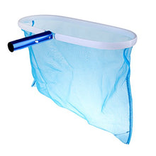 Sacchetto Rete Netto Skimmer Foglie Bastoncini Telescopici Maniglia Gestire Alluminio Bianco Blu