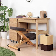 RRTYA Sedia ergonomica in ginocchio regolabile in altezza con schienale (Cotone e Linen1)