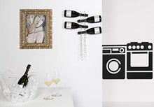 Iplex Design Bibenda Small Portabottiglie da Parete, Plexiglass/PMMA, 6x11x60 cm