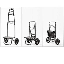 Carrello Portatile Pieghevole Carrello per Auto Pieghevole Carrello (Colore : A)