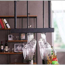 HZWLF Porta Bicchiere da Vino Retro casa Porta Calice Decorazione Bar Porta Bicchiere da Vino Conservazione Natale
