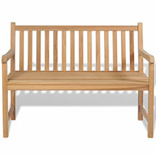 Xingshuoonline - Panchina da giardino in teak, resistente, 120 x 62,5 x 90 cm