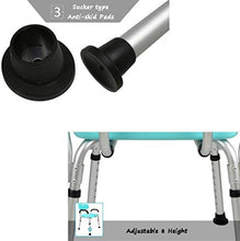 Bath Chair Ispessito Lega di Alluminio da Bagno Sedia for Donne Incinte Antiscivolo Bagno Sedia Sgabello Bagno Doccia Sicurezza
