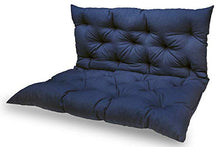 Cuscino trapuntato per panca dondolo altalena elegante e comodo per giardino terazza ampia scelta di colori e dimensioni