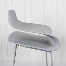 LWW Sgabelli, sgabelli, Sgabello sedia con schienale colazione sgabello con una sede curva e Pedali,Nero,Height65cm