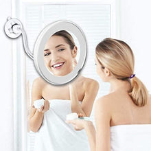 Specchio Specchi per Il Trucco LED 10x vanità d'Ingrandimento Regolabile a 360 ° Rotante