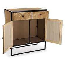 Comò Emma Metallo Legno MDF (35 x 90 x 80 cm) Marrone