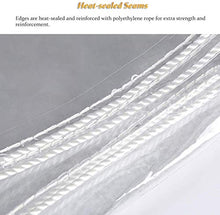 DLMSDG Telone Occhiellato, Telone Ombreggiante, Telone Impermeabile per Esterno PVC, Antipolvere, Isolamento dei Fiori della Serra, per Rivestire Mobili, Pavimenti(0.3mm1.8x3m(5.9x9.8ft))