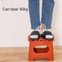 Sgabello pieghevole, sgabelli in plastica leggera, sgabello pieghevole antiscivolo, per cucina, bagno, camera da letto, fino a 90 kg