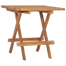 FAMIROSA Set da Pranzo da Giardino Pieghevole 3 pz in Massello di Teak-5455