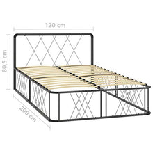 SKM Giroletto Grigio in Metallo 120x200 cm (23.1kg)