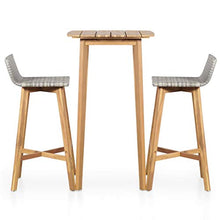 FAMIROSA Set da Bistrò 3 pz in Legno Massello di Acacia -4220