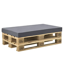 [neu.haus] Fodera per Cuscini e Spugne 120 x 80 x 10 cm Rivestimento Uso Interno Esterno Grigio Scuro