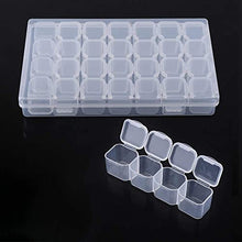 Eastbuy - Organizer per Pillole, in plastica Trasparente, 28 Scomparti, Regolabile, per Pillole e medicinali