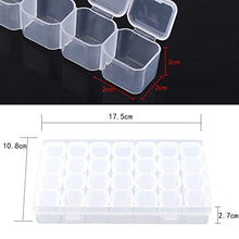 Eastbuy - Organizer per Pillole, in plastica Trasparente, 28 Scomparti, Regolabile, per Pillole e medicinali