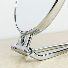 AJH Specchio per Il Trucco da Tavolo Creativo Scolara Specchio per Il Trucco Specchio per Manico Studente Dormitorio Specchio Portatile Specchio per Bellezza Specchio Decorativo, A