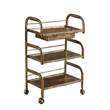 ZGQA-GQA Carrello per salone di bellezza a 3 strati Carrello per attrezzi per la casa (dimensioni: 51 x 31 x 79 cm)