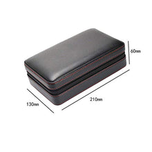 Humidor Cigar Box Travel Cigar Case Leather Cedar Wood Cigar Humidor Box Umidificatore Cutter Set Accessori, Facile da installare