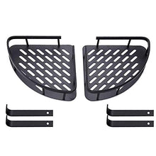 Haude - Set di 2 supporti da doccia angolari, per doccia, senza foro, in acciaio inossidabile, per bagno