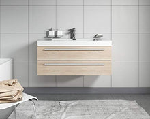 Badplaats B.V. Mobili da Bagno Rome/Marseille (100cm, Rovere Chiaro)