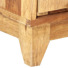 vidaXL Comodino 40x30x50 cm in Legno Massello di Sheesham