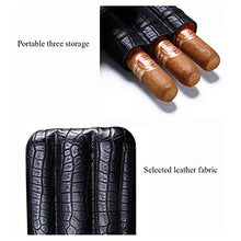 ZLMMY Cuoio Handmade Cigar Humidor - umidificatore Viaggi Sigaro Set Sigaro idratante Tubo