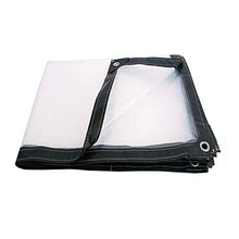 MTYLX - Telone di grandi dimensioni, resistente, trasparente, impermeabile, in plastica, per balcone, balcone, 3 x 4 m, 3 x 4 m