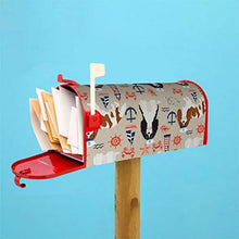 Cavalier Cavalier Dog - Copertura magnetica per cassetta postale per giardino, giardino, cortile, dimensioni standard 51 x 45 cm