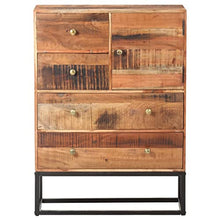 vidaXL Credenza 65x30x90 cm in Legno Grezzo di Acacia
