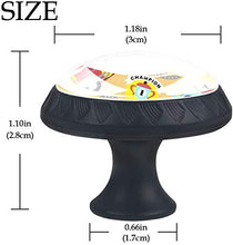 Orso da racer Pomelli per Porta Set di 4 Pomelli per Mobili Manopole per Cassetti Cucina Armadio Vetro