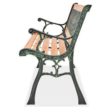 OUSEE Panchina da Giardino 122 cm in Legno
