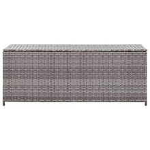 Oushome Baule da Giardino Grigio 150x50x60 cm in Polyrattan