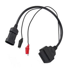 SaySure - 1Pcs Black 3 Pin to OBD2 OBD Adapter Cable for Fiat Cars