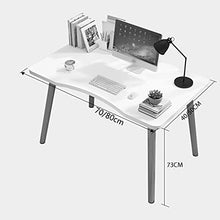 Scrivania per Computer Desktop Hai Bisogno di Una Piccola Scrivania per Computer per Casa E Ufficio Tavolo da Gioco Piccolo Scrittoio Studente (Color : Wood Color, Size : 70 * 40 * 73cm)