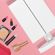 Trucco specchio con luci Specchio per vanità con luci a LED, specchio per il trucco illuminato con ingrandimenti 5x 10x-34 luci naturali dimmerabili, touch screen, specchio da tavolo controsoffitto LB